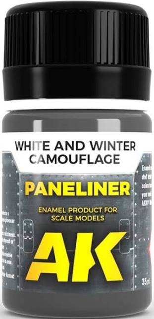 AK Interactive Paneliner For White And Winter Camouflage 35ml