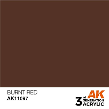 AK Interactive 3G Acrylic Burnt Red 17ml