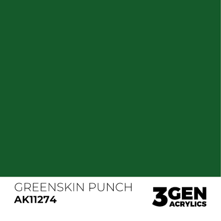 AK Interactive Greenskin Punch COLOR PUNCH 17 ml