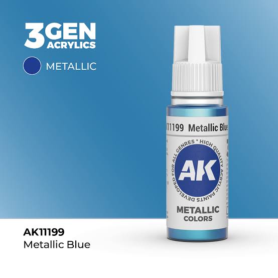 AK Interactive 3G Acrylic Metallic Blue 17ml