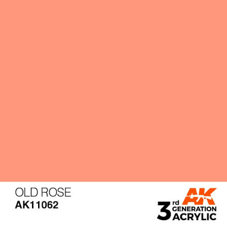 AK Interactive 3G Acrylic Old Rose 17ml