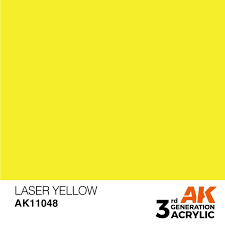 AK Interactive 3G Acrylic Laser Yellow 17ml