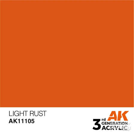 AK Interactive 3G Acrylic Light Rust 17ml