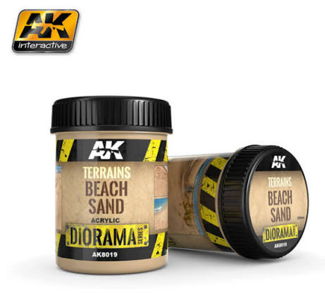 AK Interactive Terrains Beach Sand - 250ml (Acrylic)