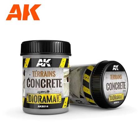 AK Interactive Terrains Concrete - 250ml (Acrylic)