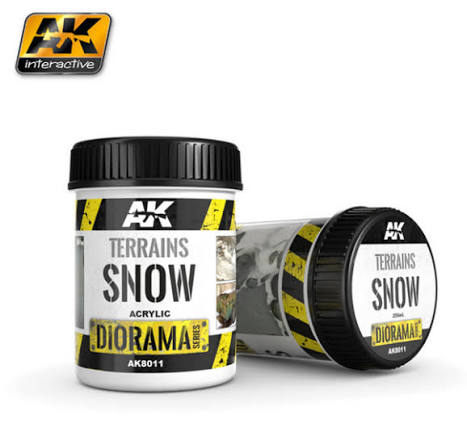 AK Interactive Terrains Snow - 250ml (Acrylic)