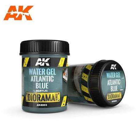 AK Interactive Water Gel Atlantic Blue - 250ml (Acrylic)