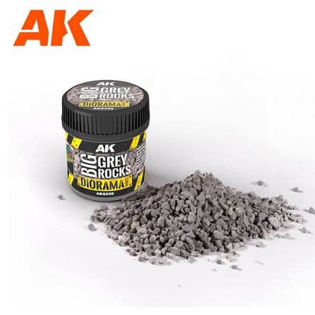 AK Interactive 1/35 Big Grey Rocks / Small Railroad Ballast