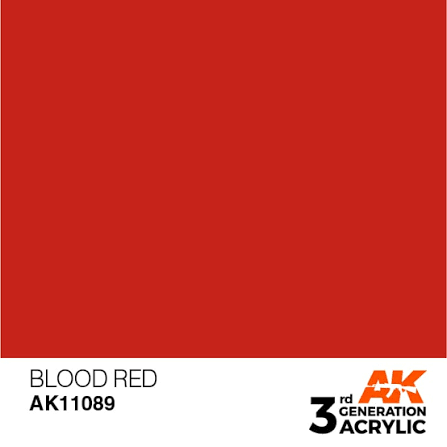 AK Interactive 3G Acrylic Blood Red 17ml