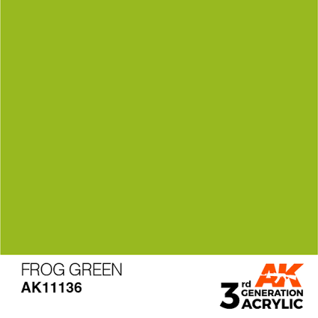 AK Interactive 3G Acrylic Frog Green 17ml
