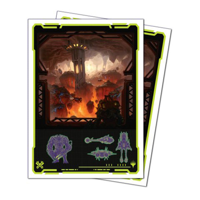 Ultra Pro: Apex Sleeves - Edge of Eternities - Red Mythic (105)