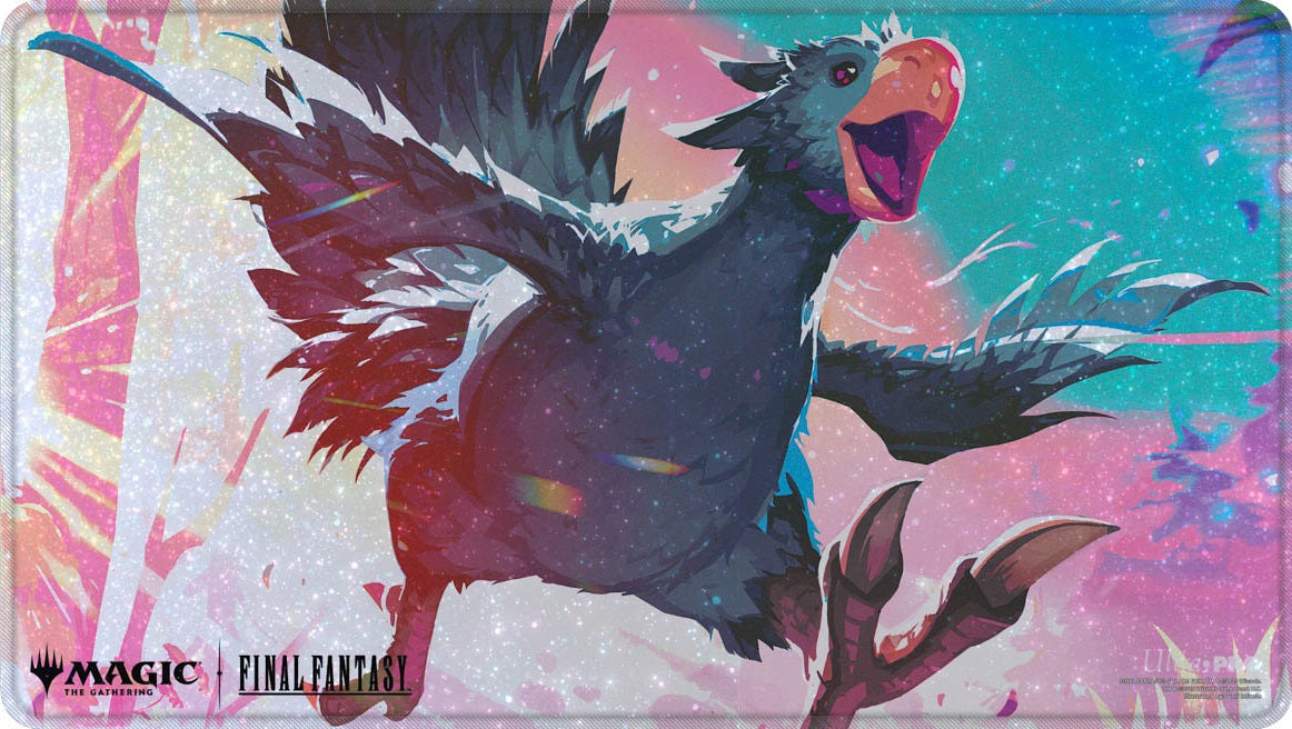 Ultra Pro: Holofoil Playmat "Traveling Chocobo Black" MTG Final Fantasy Universes Beyond