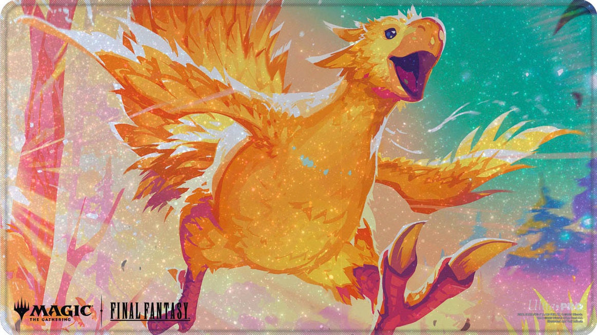 Ultra Pro: Holofoil Playmat "Traveling Chocobo Yellow" MTG Final Fantasy Universes Beyond