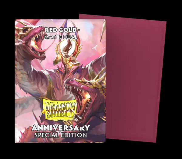 Dragon Shield Dual Matte - Pomegranate & Gold