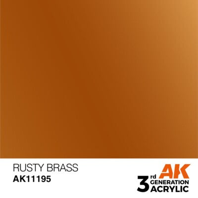 AK Interactive 3G Acrylic Rusty Brass 17ml