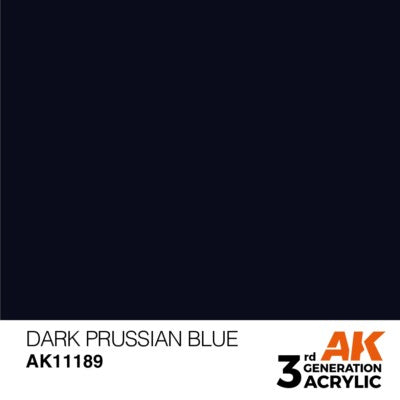 AK Interactive 3G Acrylic Dark Prussian Blue 17ml