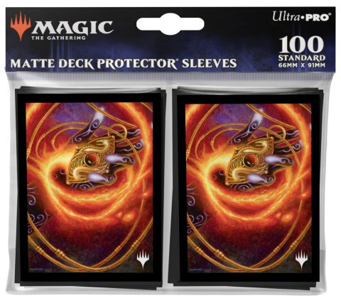 Ultra PRO: Standard 100ct Sleeves - Modern Horizons 3 Sleeves: Ruby Medallion
