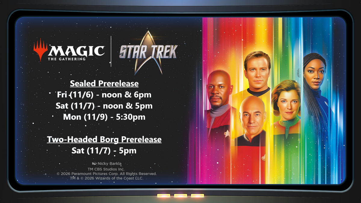 Star Trek Two-Headed Giant Prerelease - Sat 11-7-26 - 5pm noon