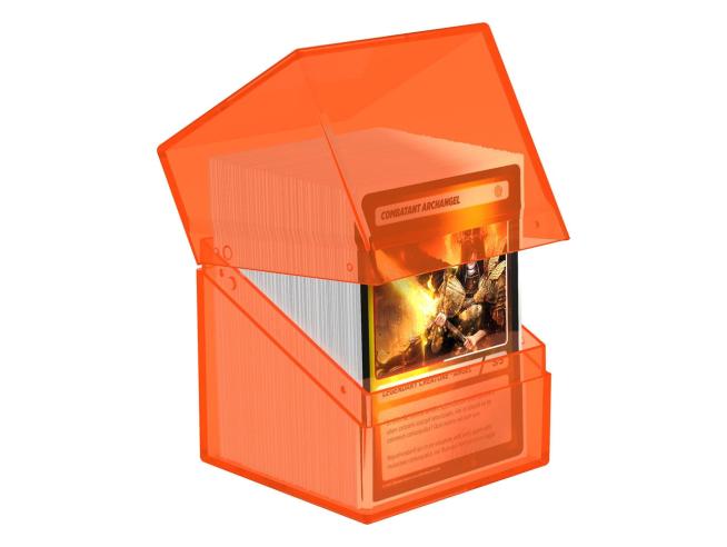Ultimate Guard Boulder 100+ Clear Poppy Topaz