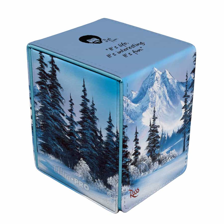 Ultra PRO: Alcove Flip Deck Box - Bob Ross Winter Paradise