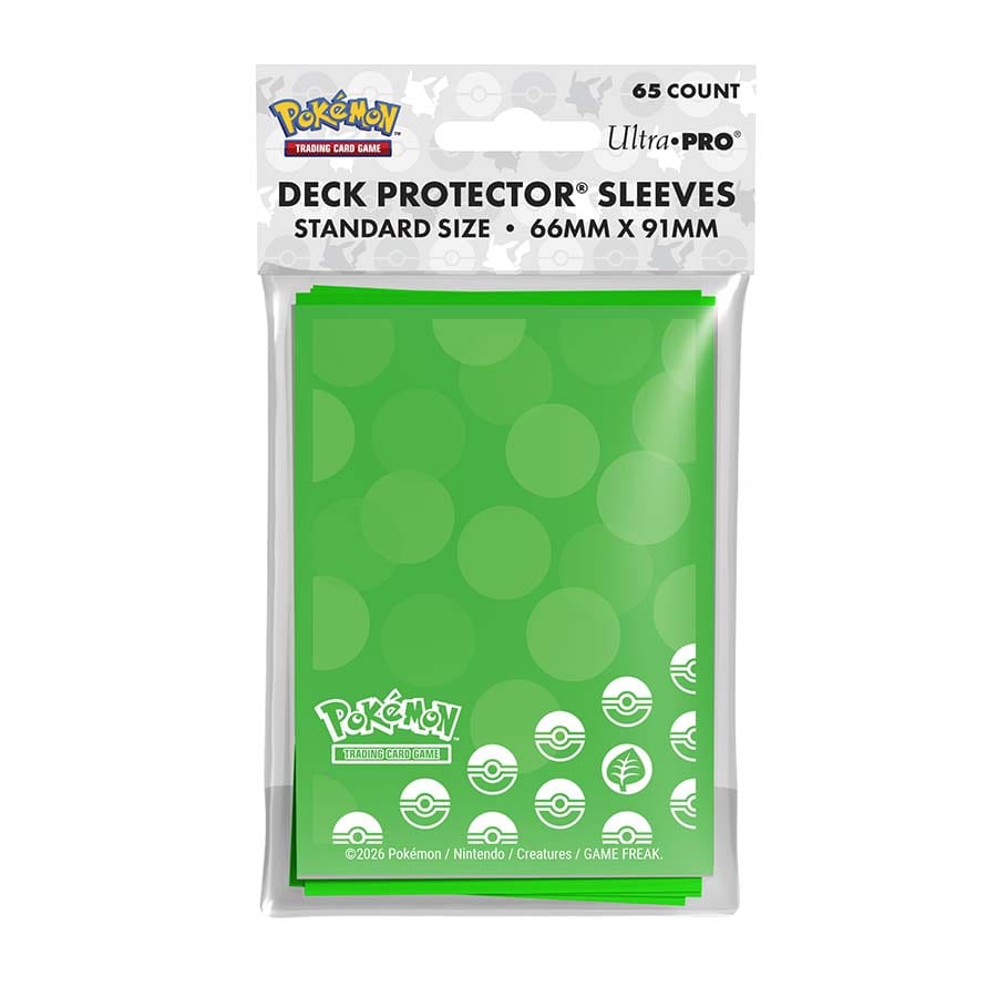 Ultra PRO Sleeves: Pokemon - Grass Energy