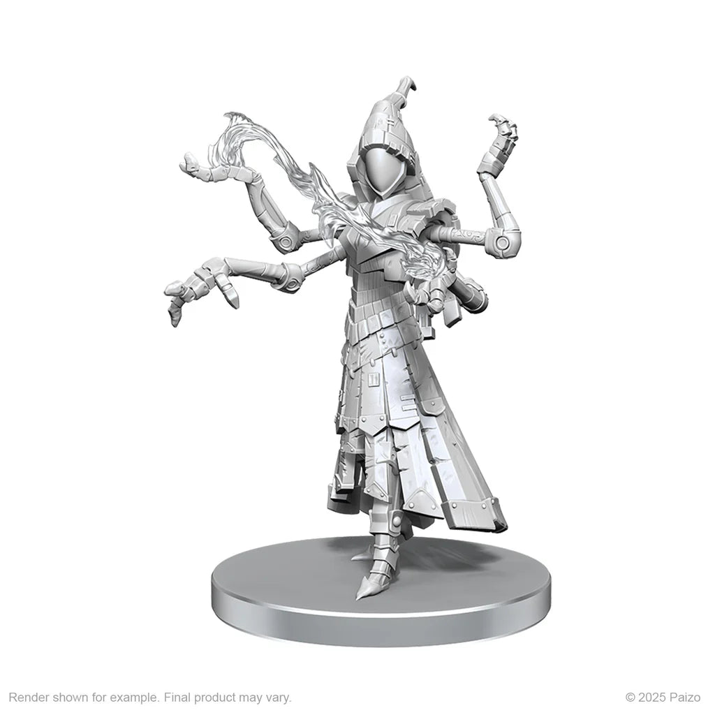Wizkids Deep Cuts Unpainted Miniatures: Clockwork Mage