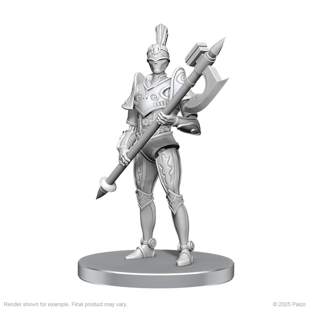 Wizkids Deep Cuts Unpainted Miniatures: Clockwork Warrior