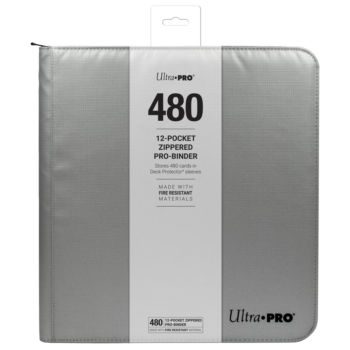 Ultra PRO: 12-Pocket Zippered PRO-Binder (Silver)