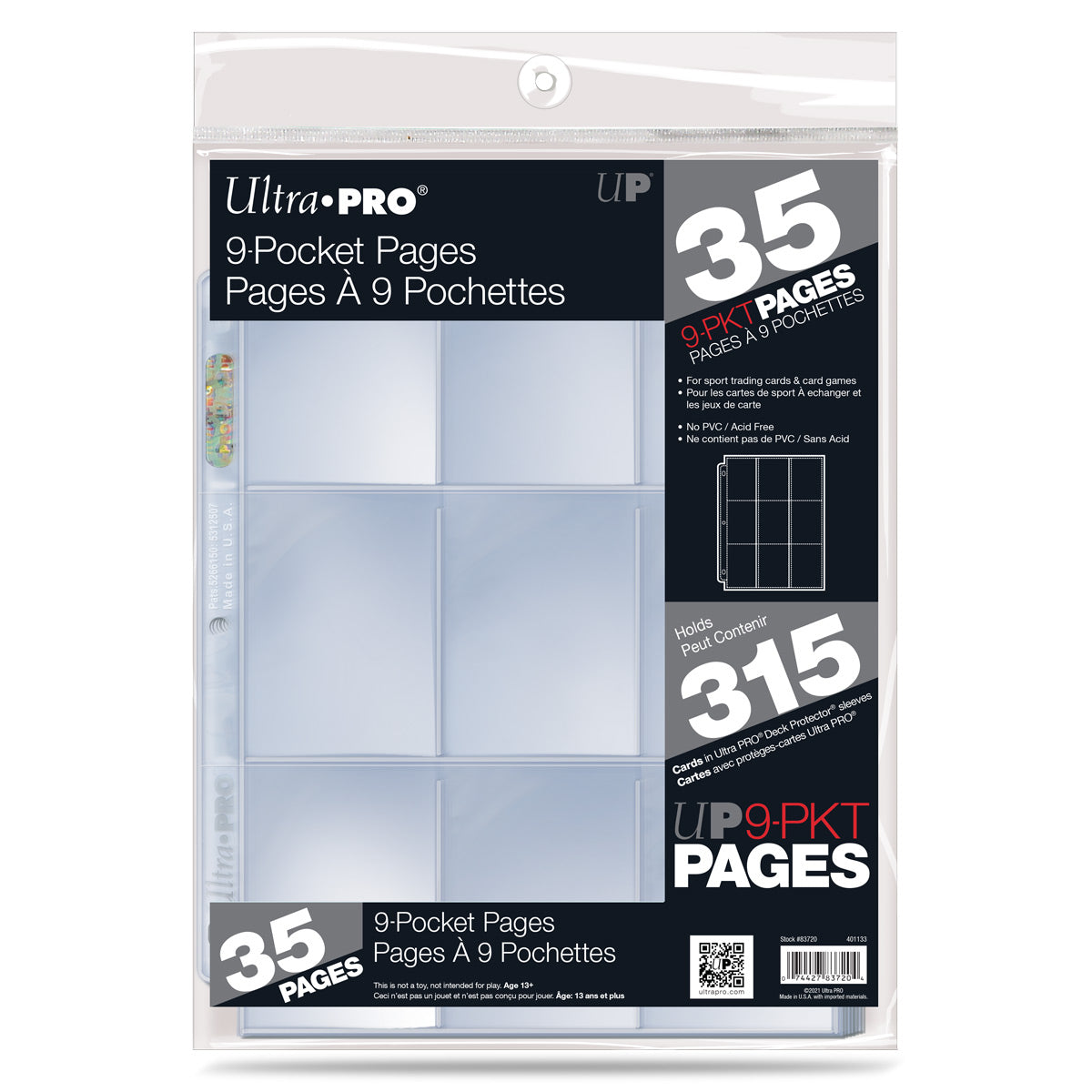 Ultra PRO: 9-Pocket Pages (35-Pack)