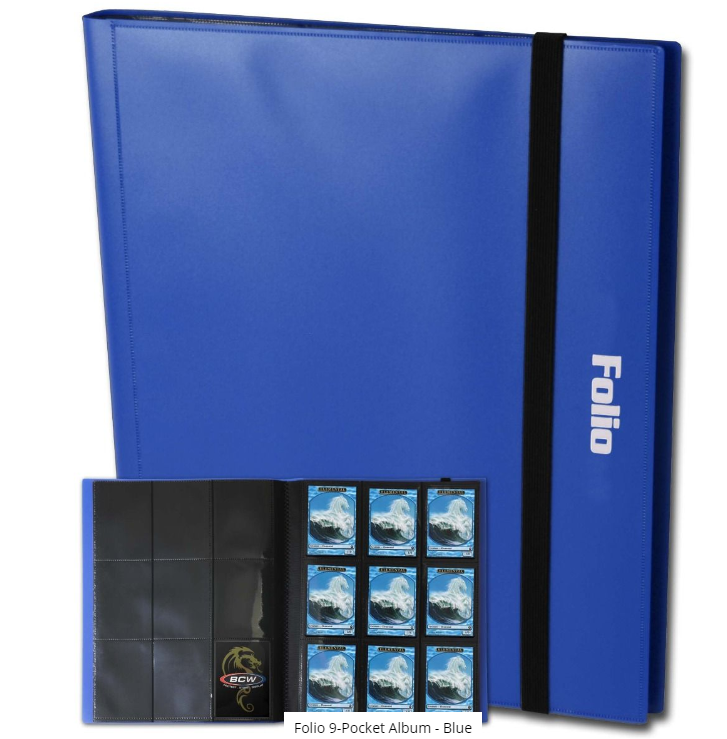 Folio 9-Pocket Album - Blue