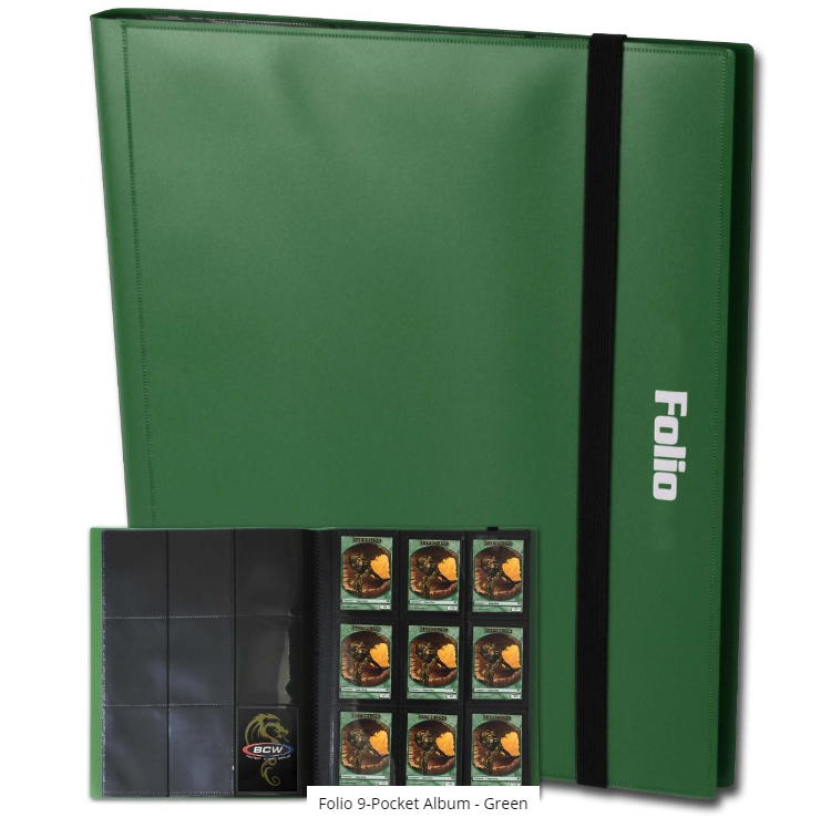 Folio 9-Pocket Album - Green