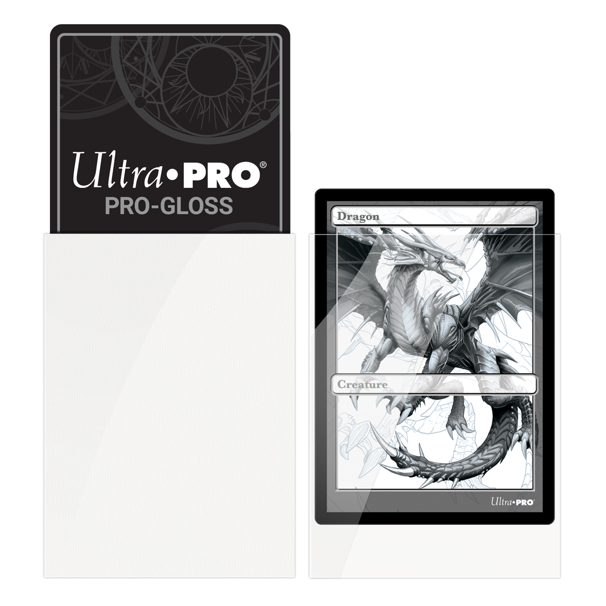 Ultra PRO: Standard 100ct Sleeves - PRO-Gloss (White)