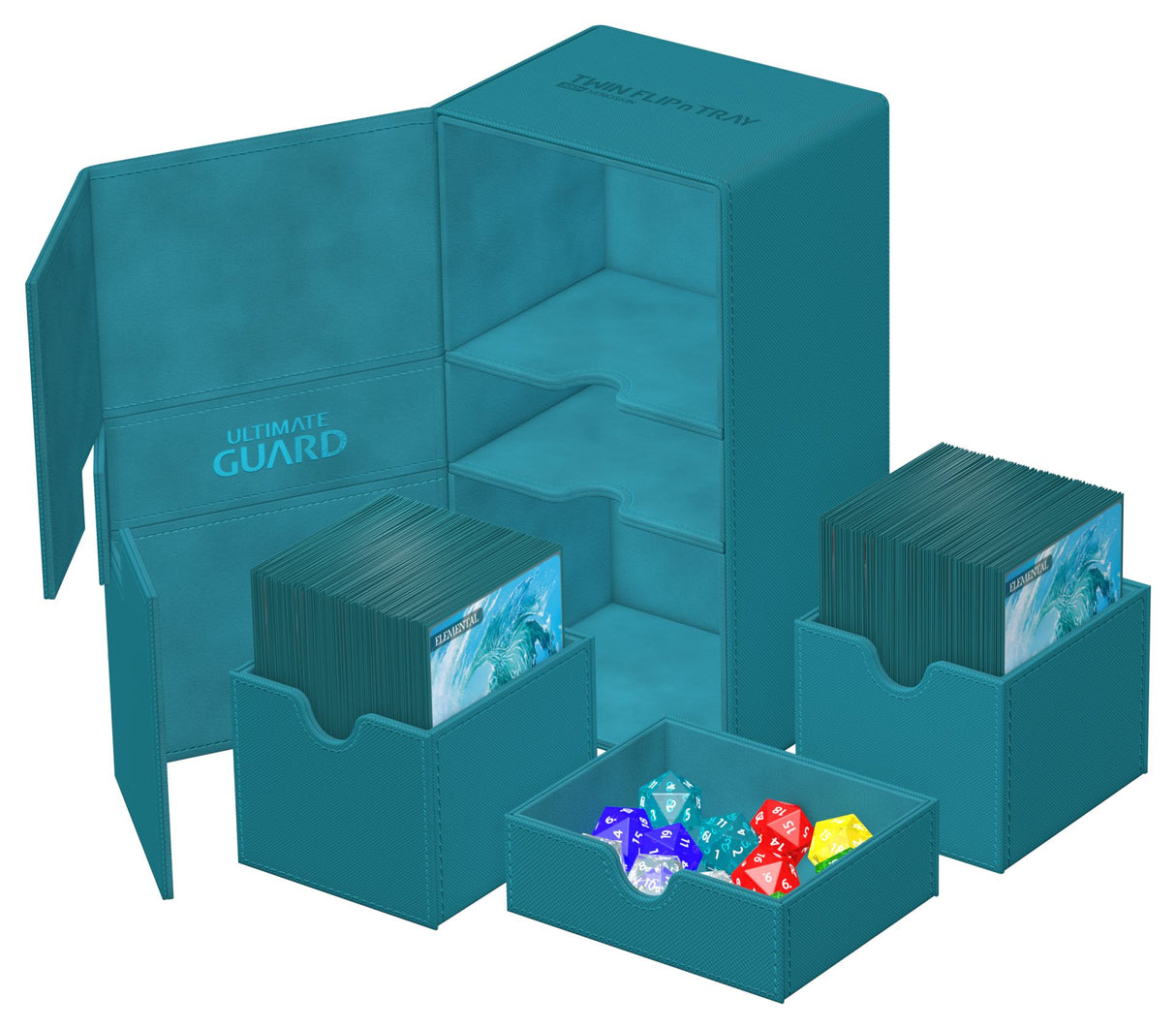 Ultimate Guard TWIN FLIP’N’TRAY XENOSKIN - Petrol