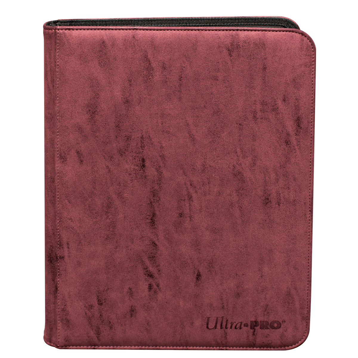 Ultra PRO: 9-Pocket Premium Zippered PRO-Binder - Suede Collection (Ruby)