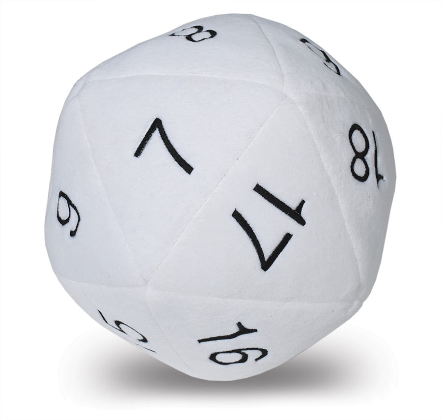 Ultra PRO: Plush D20 - Jumbo Novelty Die (White)