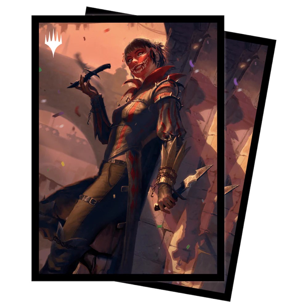 Ultra PRO: Standard 100ct Sleeves - Murders at Karlov Manor (Massacre Girl, Known Killer)