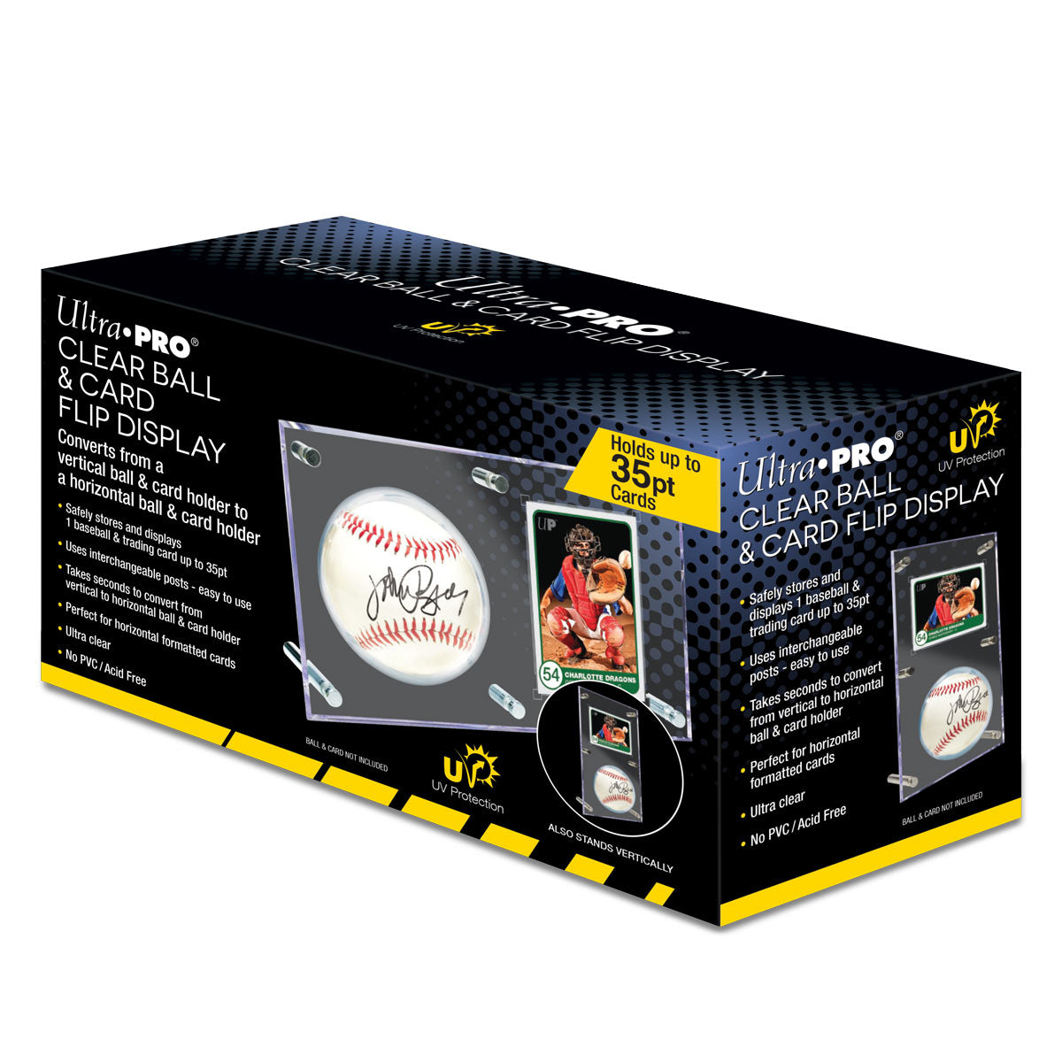 Ultra PRO: Display - Ball & Card Flip (Clear)