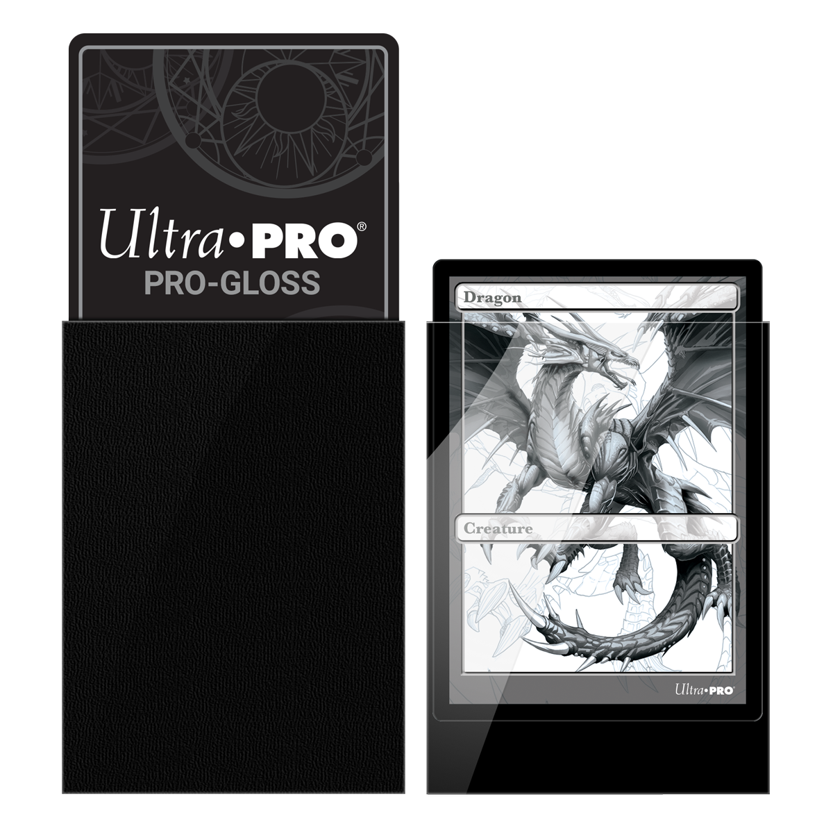 Ultra PRO: Standard 100ct Sleeves - PRO-Gloss (Black)