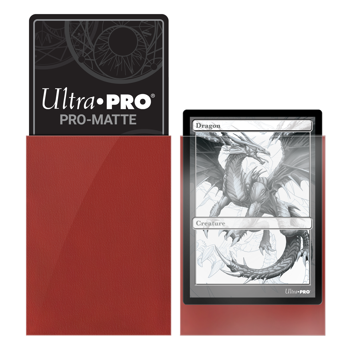 Ultra PRO: Standard 100ct Sleeves - PRO-Matte (Red)