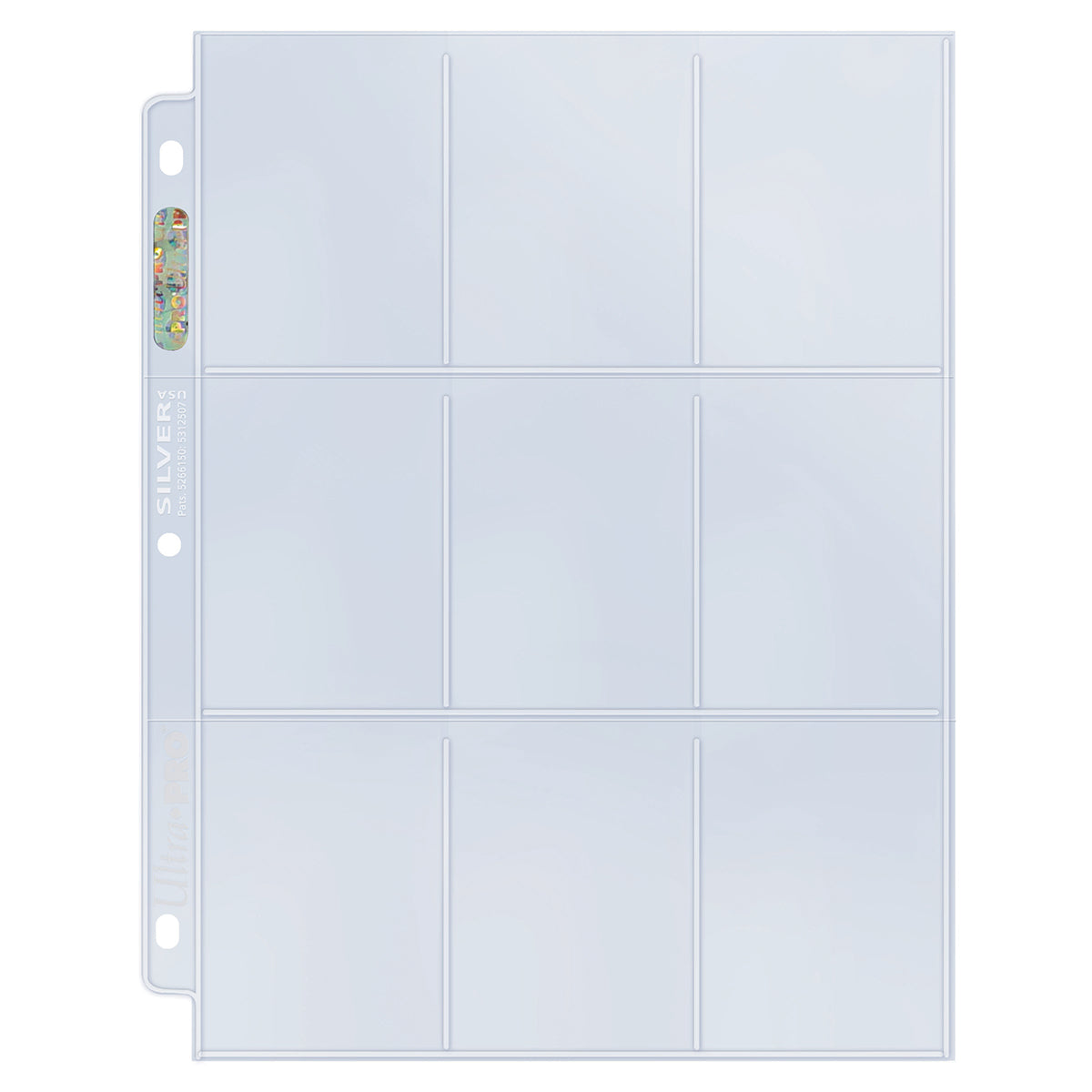 Ultra PRO: 9-Pocket Pages - Silver Series (3-Holes / 10-Pack)