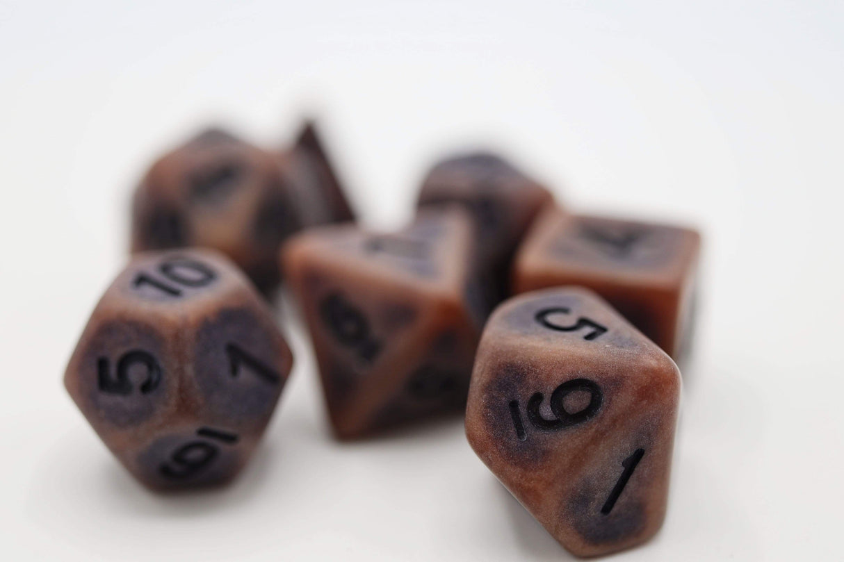 *discontinued* Copper Ancient RPG Dice Set