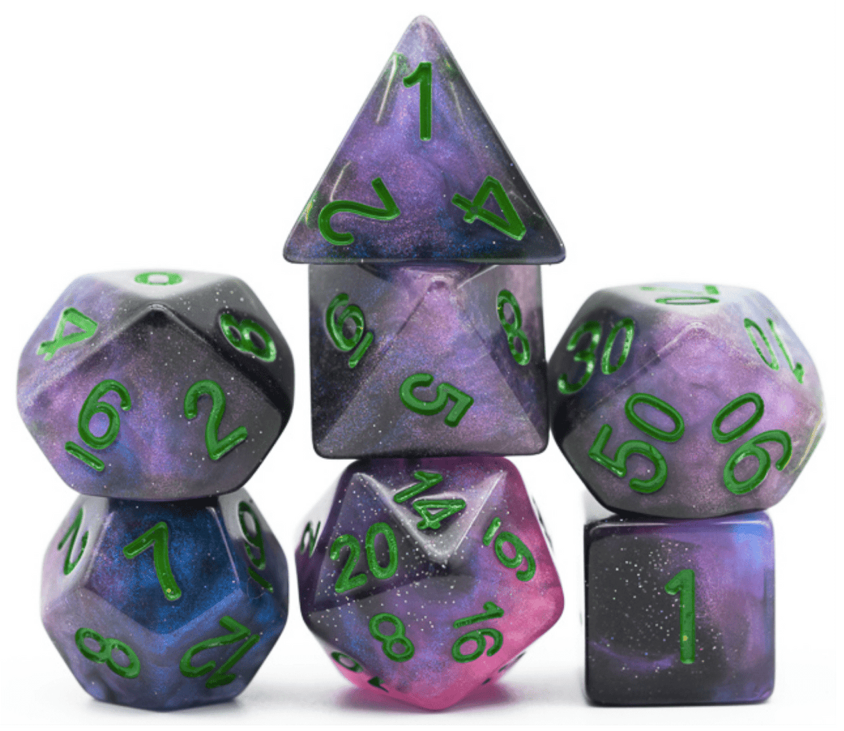 *discontinued* Celestial Space RPG Dice Set
