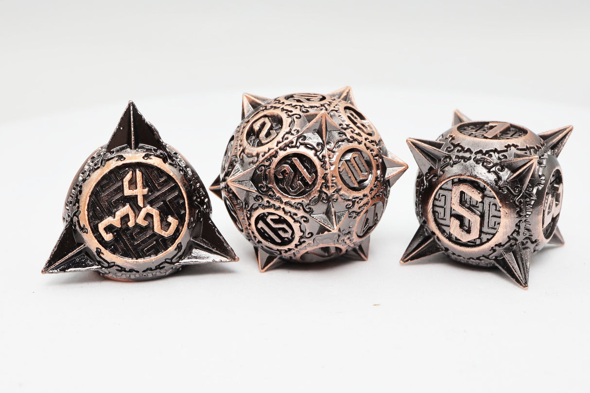 Meteor Storm: Copper Asteroid - RPG Dice Set