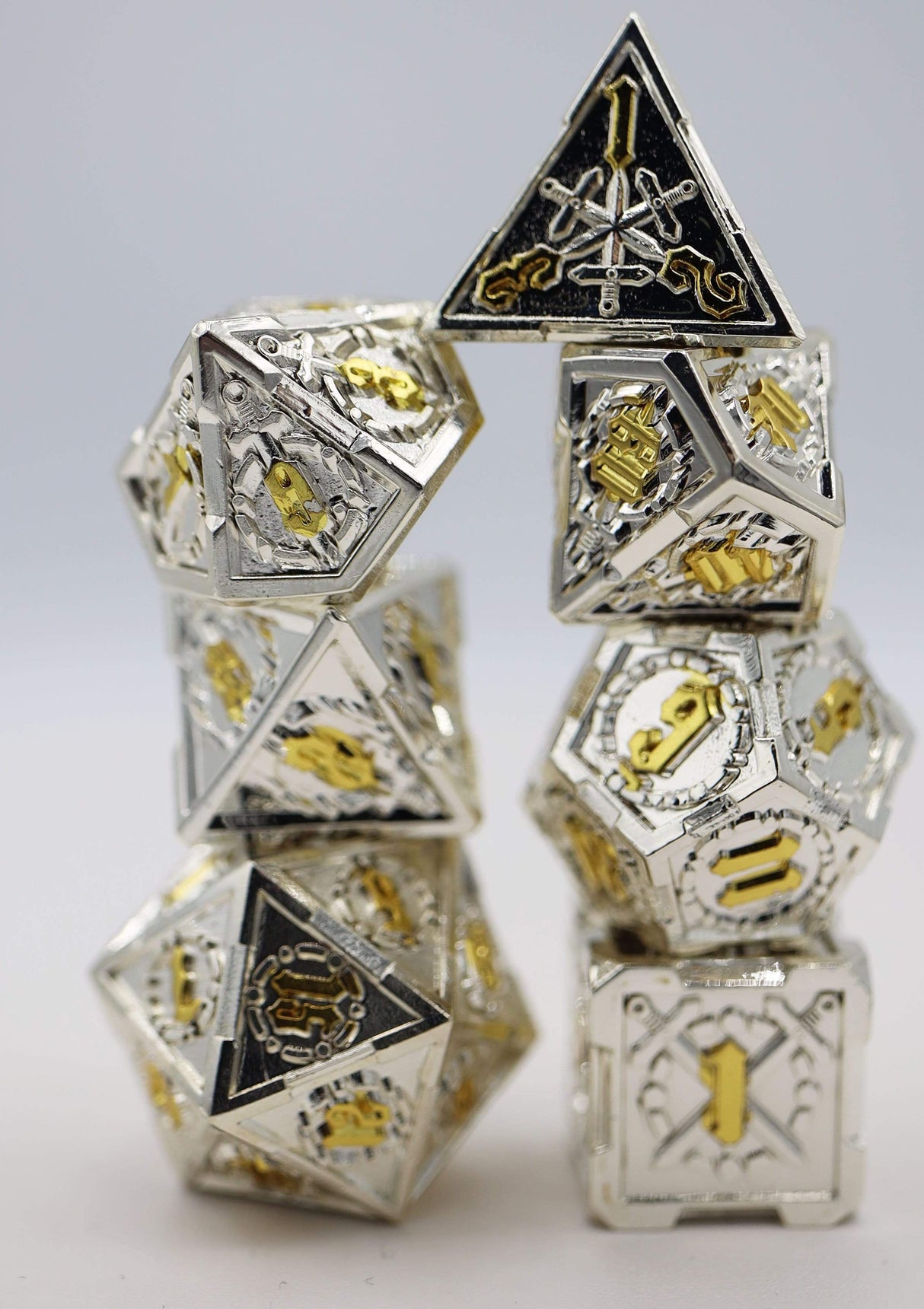 Holy Sword RPG Metal Dice Set