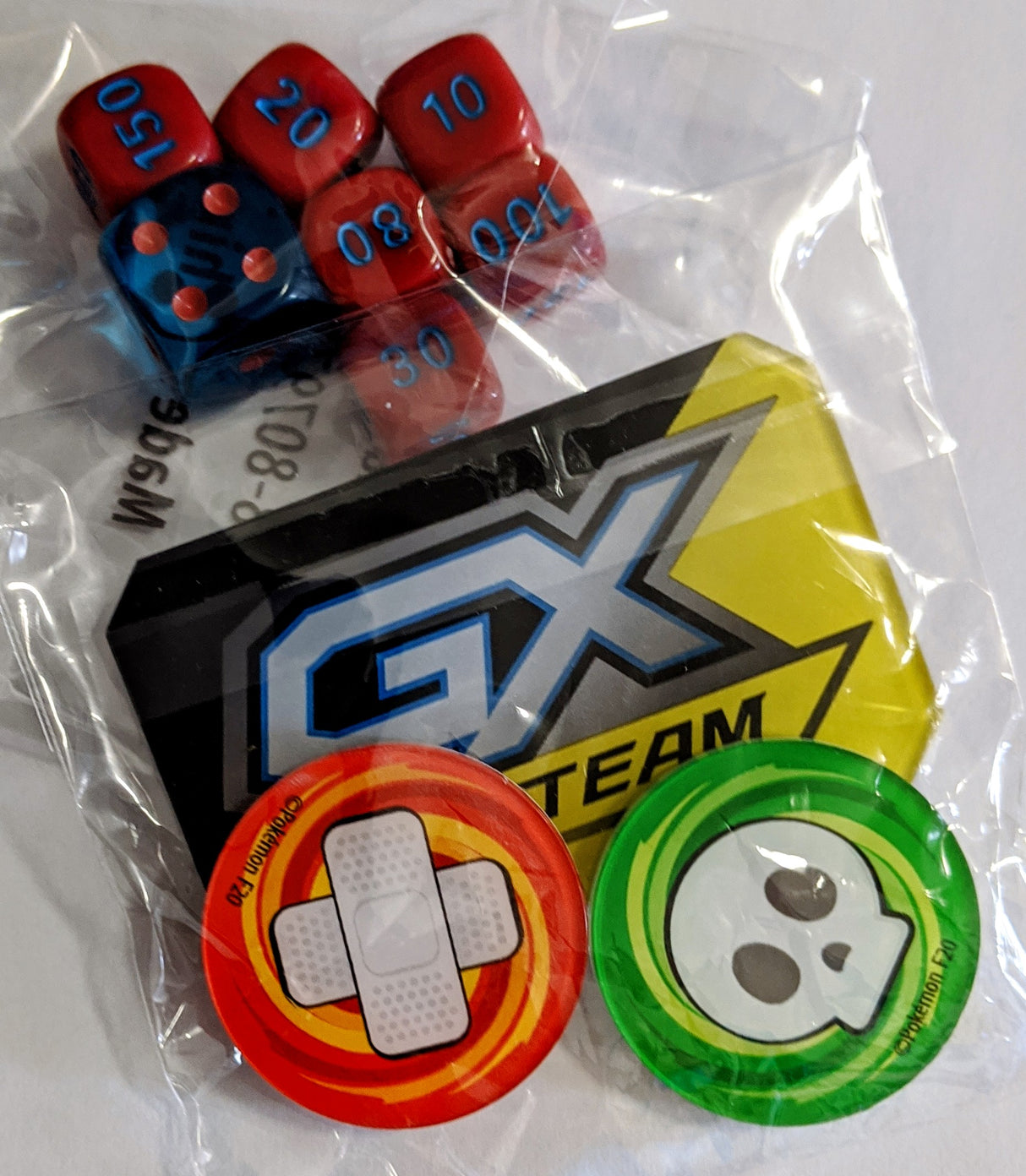 Zacian V Battle Deck Sealed Dice, Tag Team and Condition Markers