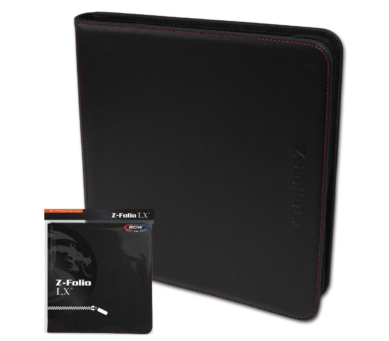 Z-Folio 12-Pocket LX Album - Black
