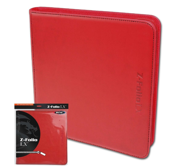 Z-Folio 12-Pocket Album - Red