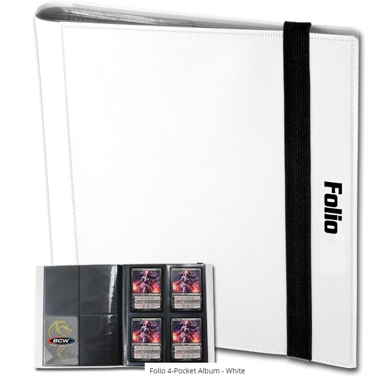 Folio 4-Pocket Album - White