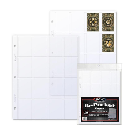 Pro 16-Pocket Page - Topload - (20 CT. Pack)