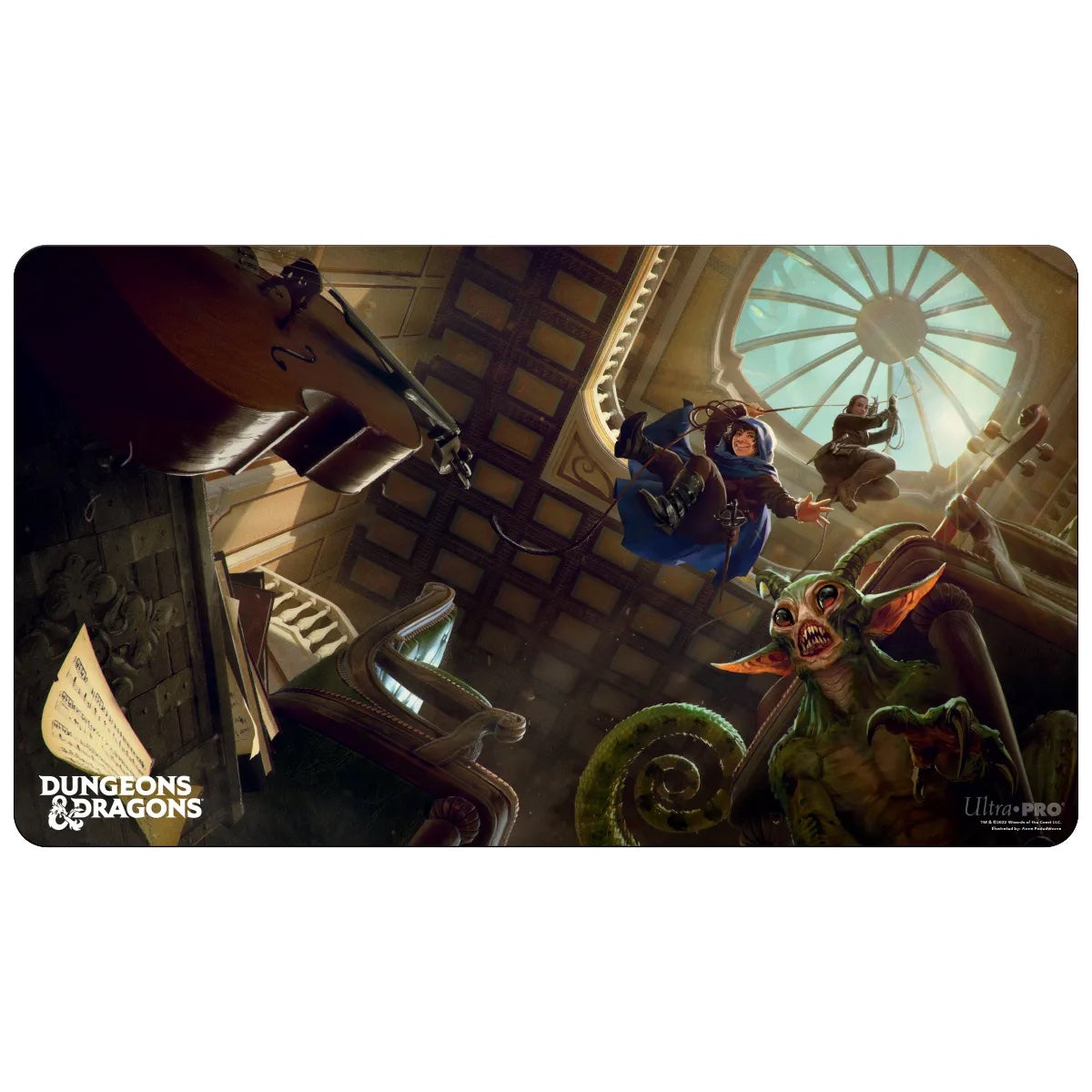 Ultra PRO: Playmat - Dungeons & Dragons Cover Series (Keys From The Golden Vault)